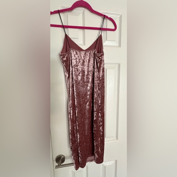 Active USA Pink Velvet Sleeveless Dress Junior Girl Sz. L - Picture 4 of 6